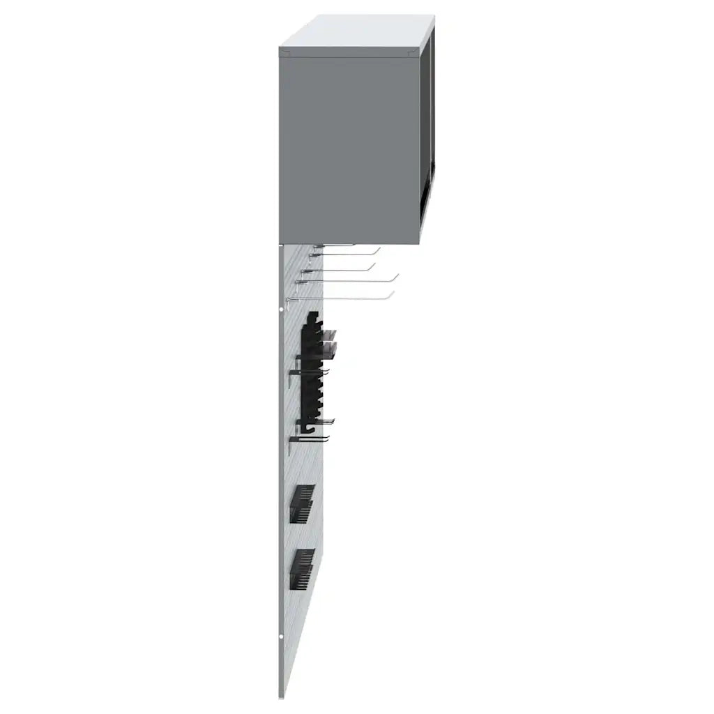 Set di armadi per attrezzi con lo scaffale 5 pcs Nero 3321412