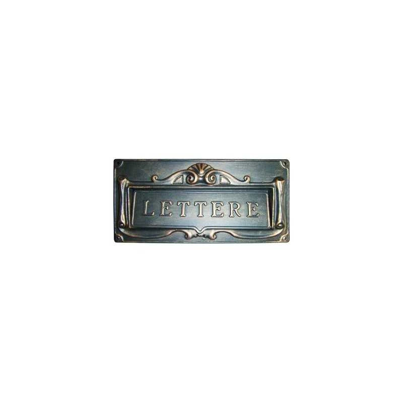 Buche per Lettere Vigor alu-Zinco Bronzo Mm.300X140
