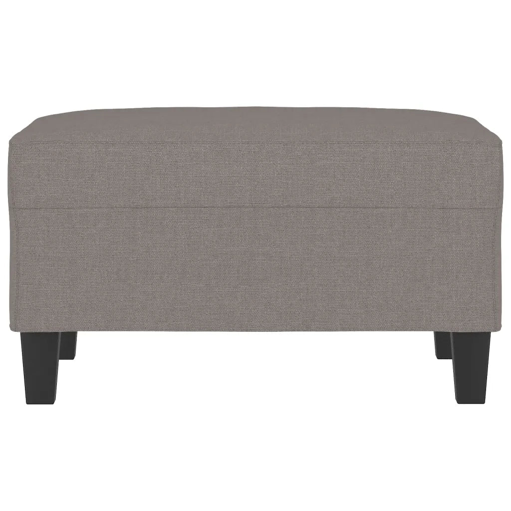 Poggiapiedi Tortora 70x55x41 cm in Tessuto