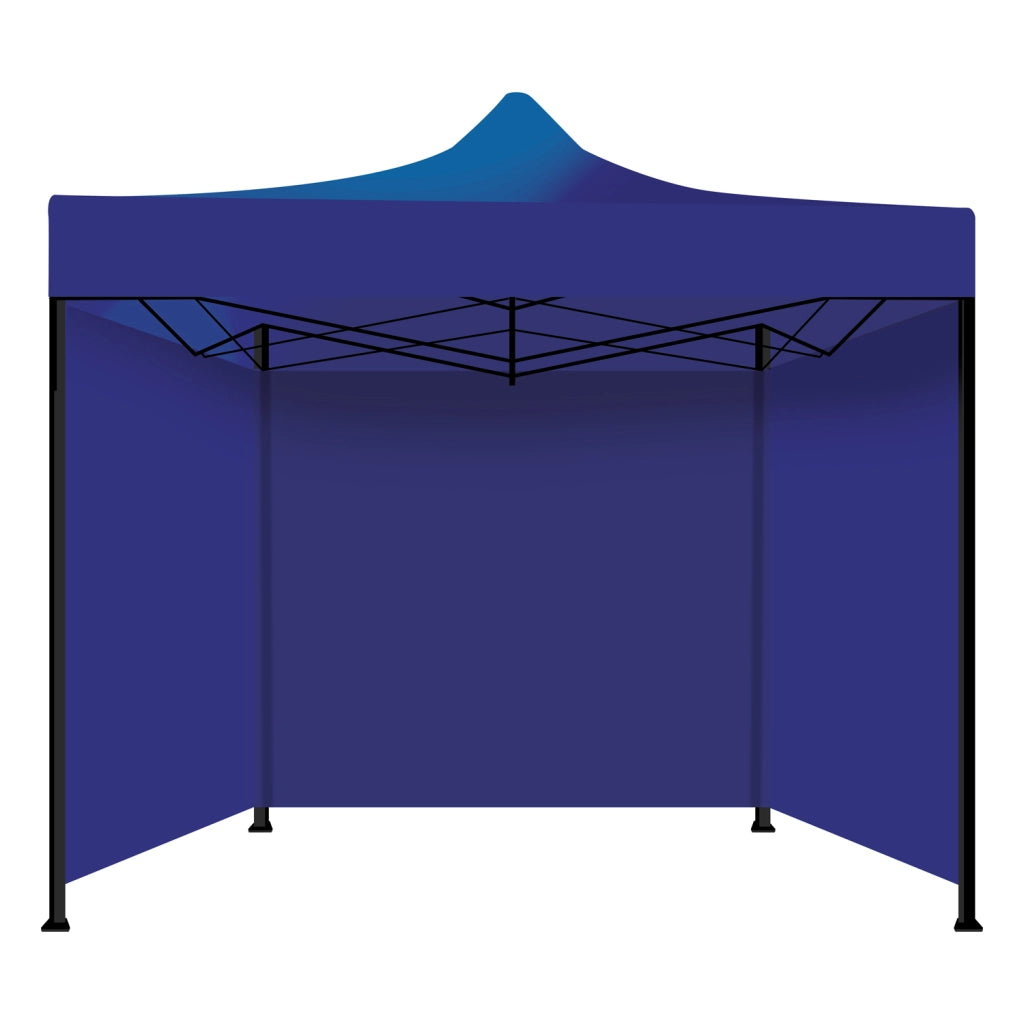 Tenda / Gazebo Per Giardino 3X3 Impermeabile Tendone Pieghevole Per Fiere E Mercati Colore Blu