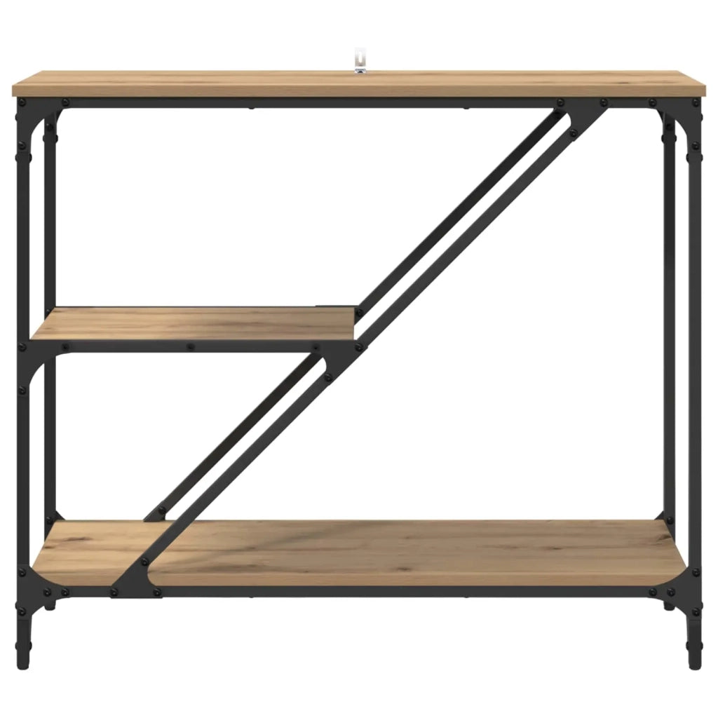 Tavolo consolle Rovere artigianale 88,5 x 30 x 75 cm