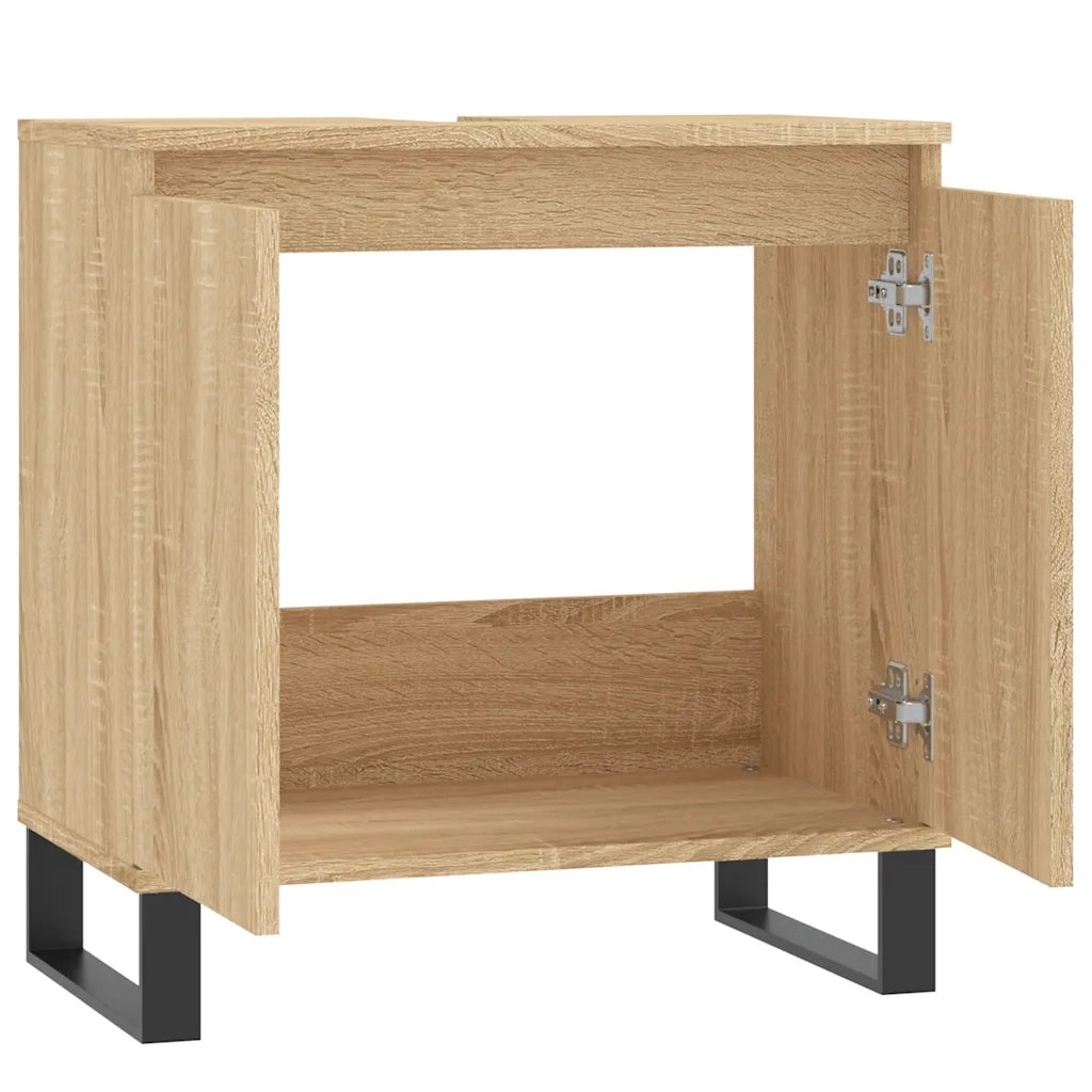 Mobile da Bagno Rovere Sonoma 58x33x60 cm in Legno Multistrato 831591