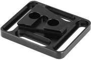 Wighouder Snelspanner - Piastra di supporto 50mm x 60mm - 1/4"-20 Punti di fissaggio - Lega di alluminio anodizzato - Peso ridotto 55,8g - Incluso set di chiavi Torx - Montaggio per fotocamera