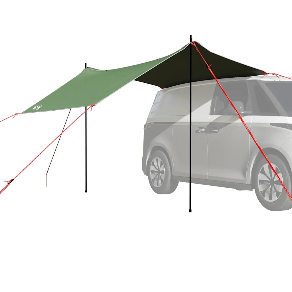 Tenda da Campeggio per Auto-Tenda per Escursionismo Verde Impermeabile 585688