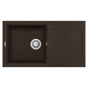 Lavello Elleci Incasso 1 vasca 78x43,5 Easy 290 Granitek Espresso Marrone LGY29078