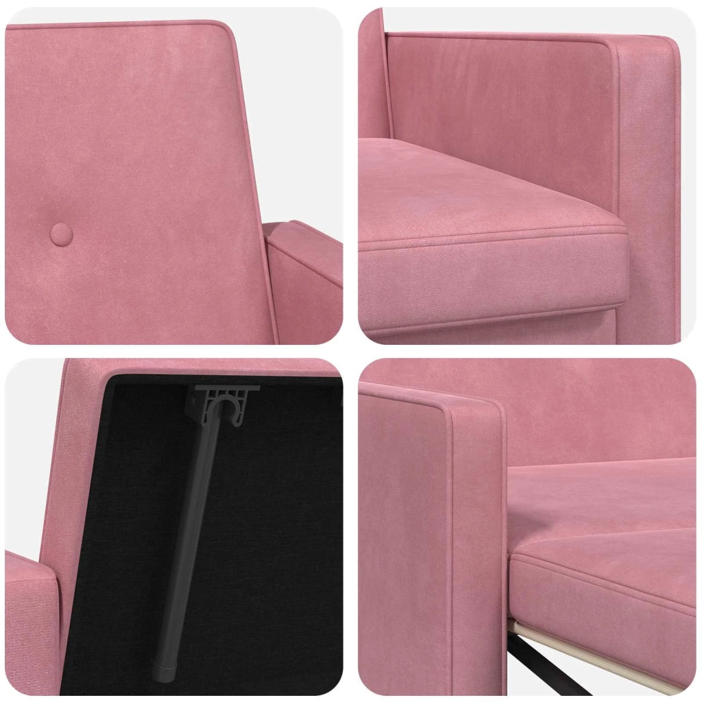 Divano letto Rosa Tessuto