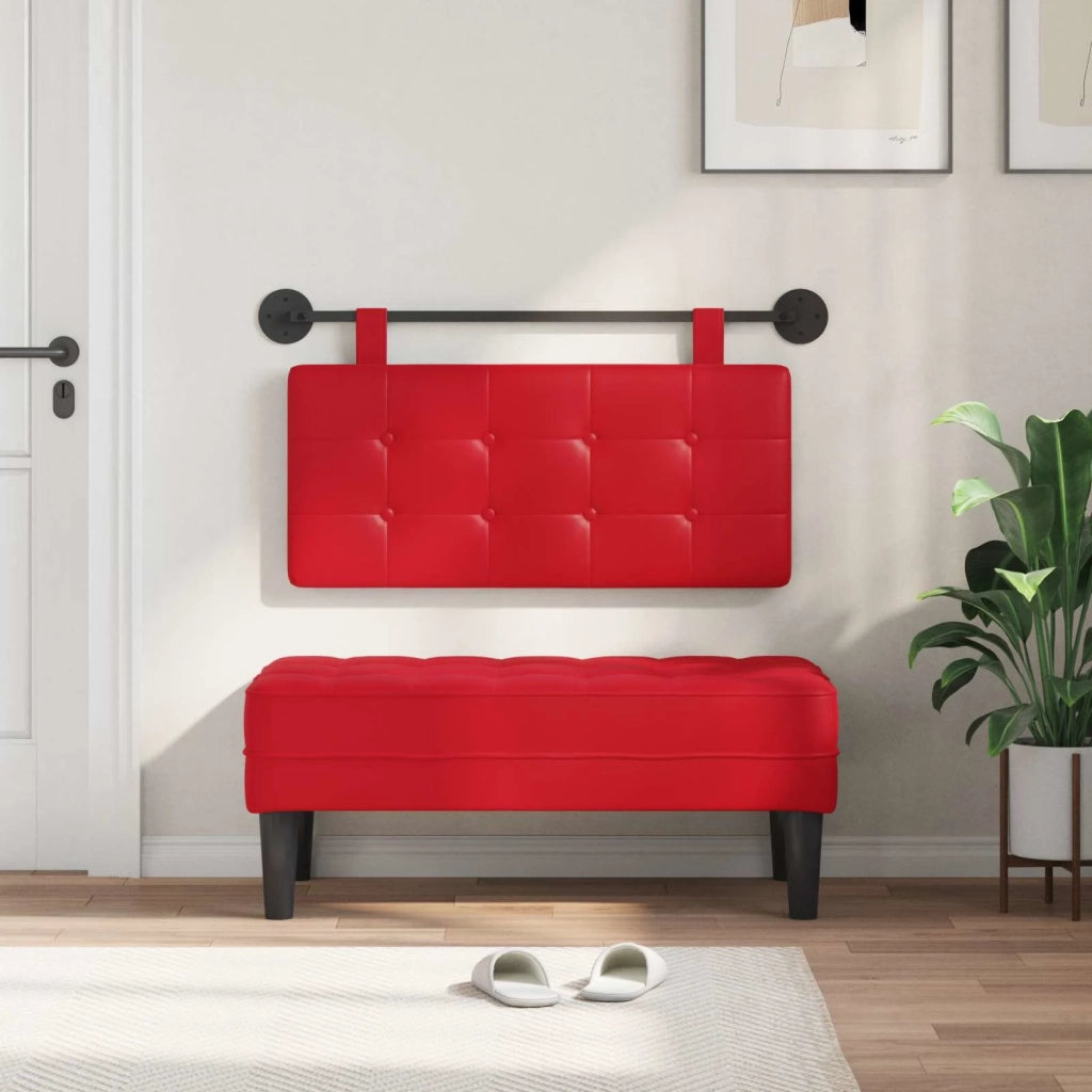 Testiera sospesa Rosso Similpelle