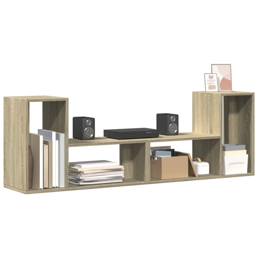 Mobili TV 2 pz-Set di 2 Credenza per TV Rovere Sonoma 75x30x50 cm in Legno Multistrato