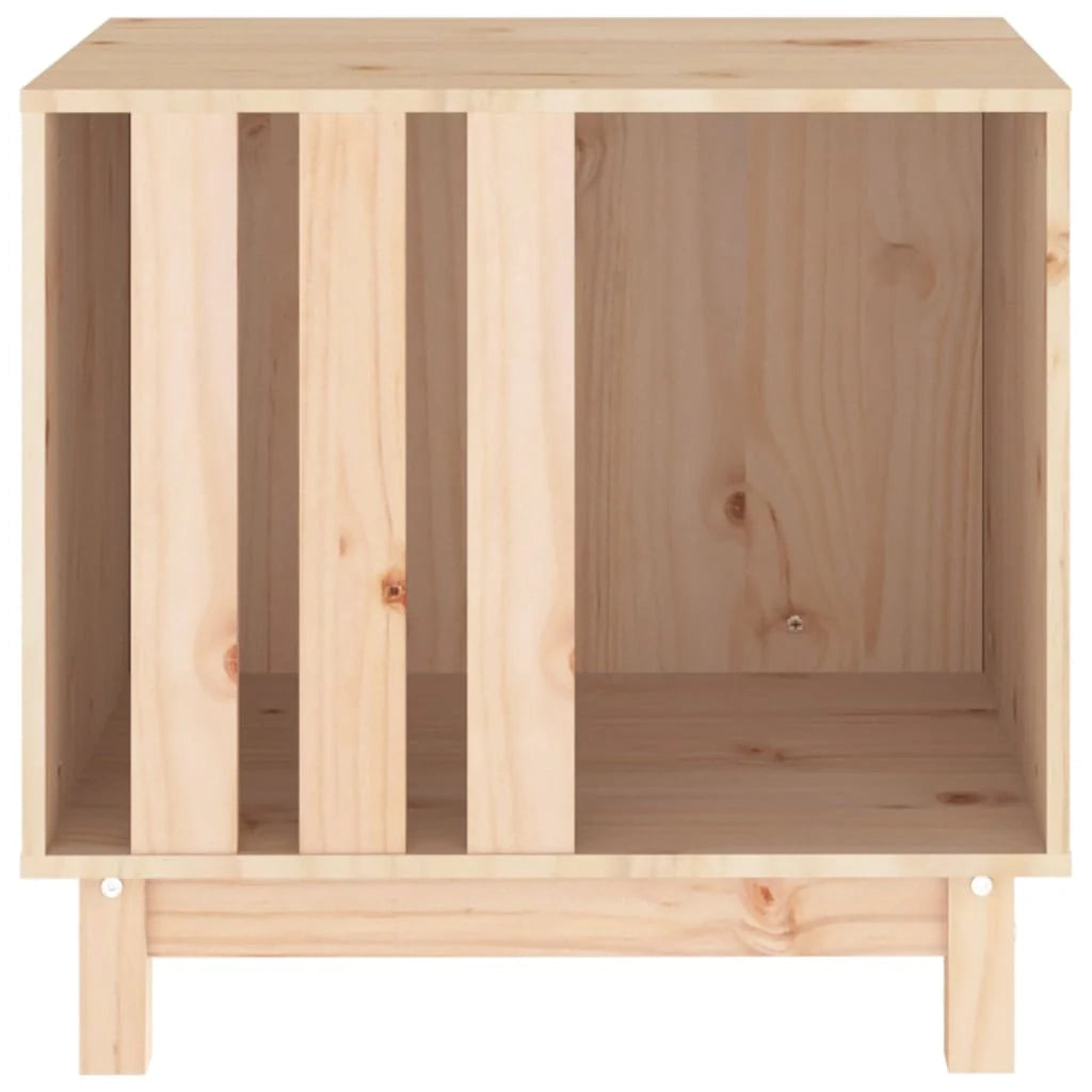 Cuccia per cani 60 x 45 x 57 cm in legno massello di pino marrone 02_0043449
