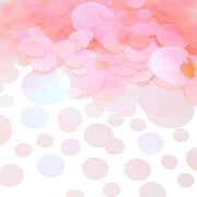 Paillettoni trasparenti iridescenti lossi - 700 pezzi - Paillettoni rotondi - 15mm 20mm 25mm 30mm 40mm 50mm - Paillettoni rosa - Spilloni DIY da cucire