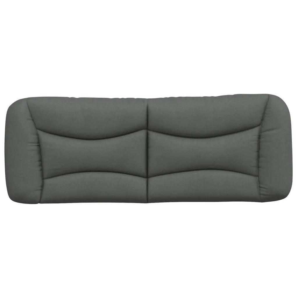 Cuscino Testiera Hvar Grigio Scuro 137 cm in Tessuto 374573