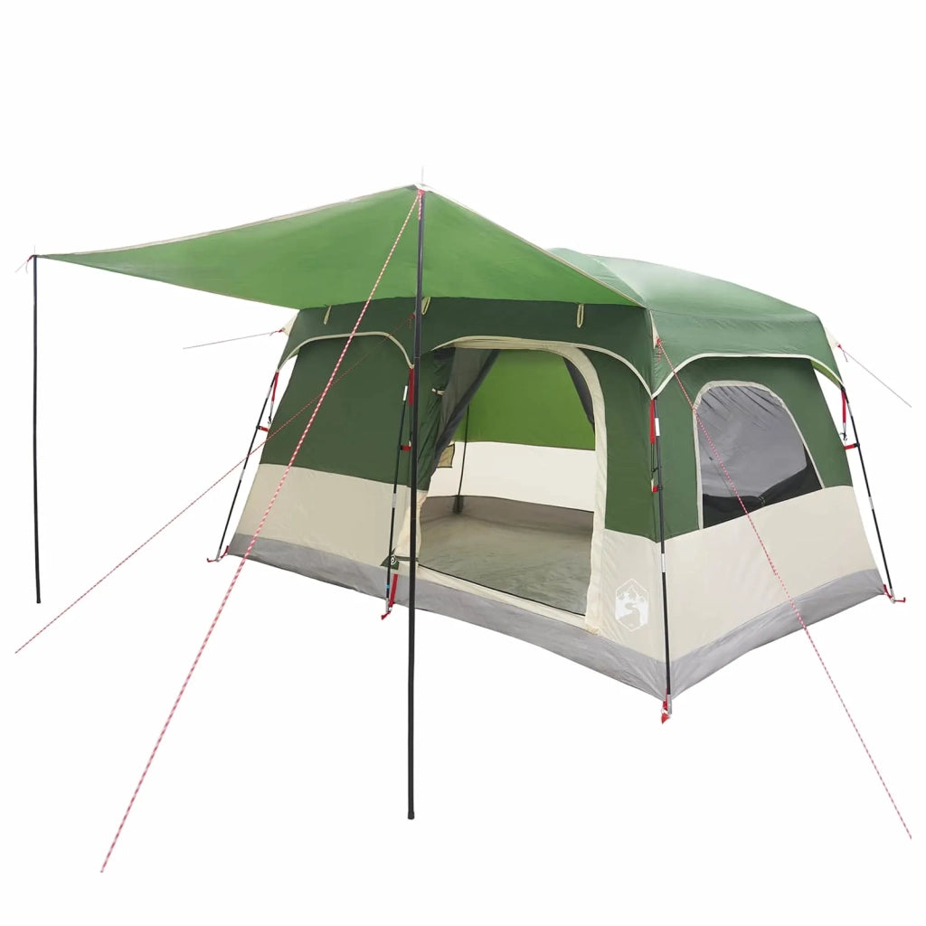Tenda Familiare con tetto Verde 320 x 210 x 180 cm Poliestere 42028489