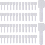 Haken Selfadesivi per Esterno - Fissaggio Reti di Protezione Animali - 50 pezzi - Protezione Balcone - Impermeabile - 28 x 90 mm - Facile da Installare