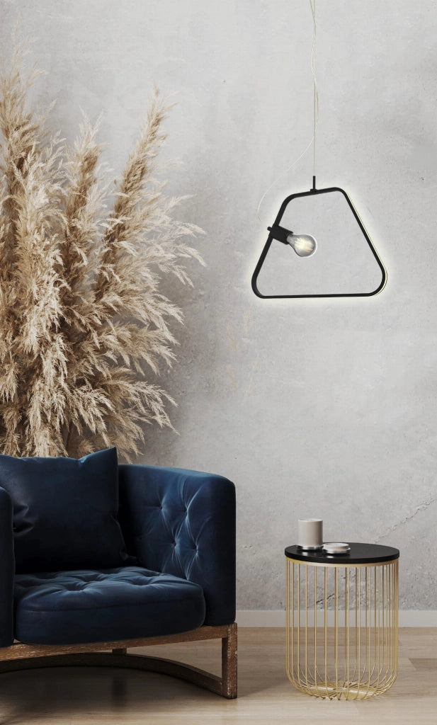 Lampada sospensione Candellux Ikaria 2 luci LED nera