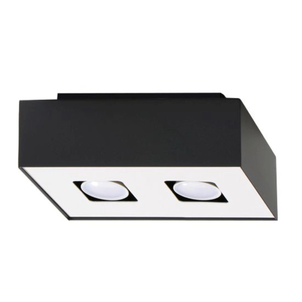 Lampada da soffitto MONO 2 nero