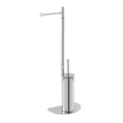 PIANTANA PORTAROTOLO/PORTASCOPINO H76CM CROMO