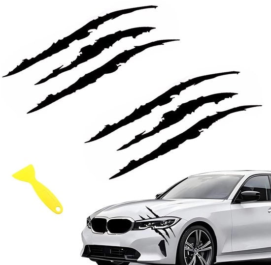 Decorazioni Auto per Auto - Sticker Acquatici - Resistenti - Facili da Applicare - 2 Pezzi