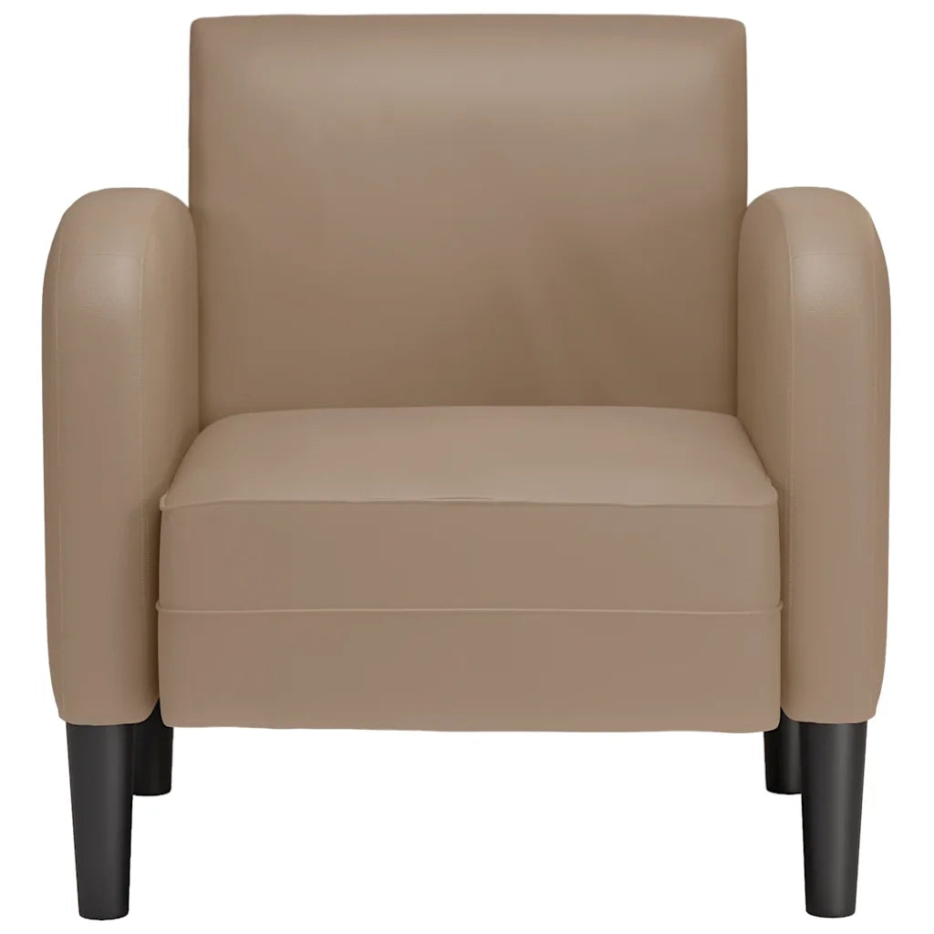 Divano Sedia con Braccioli Cappuccino 54 cm in Similpelle 4100533