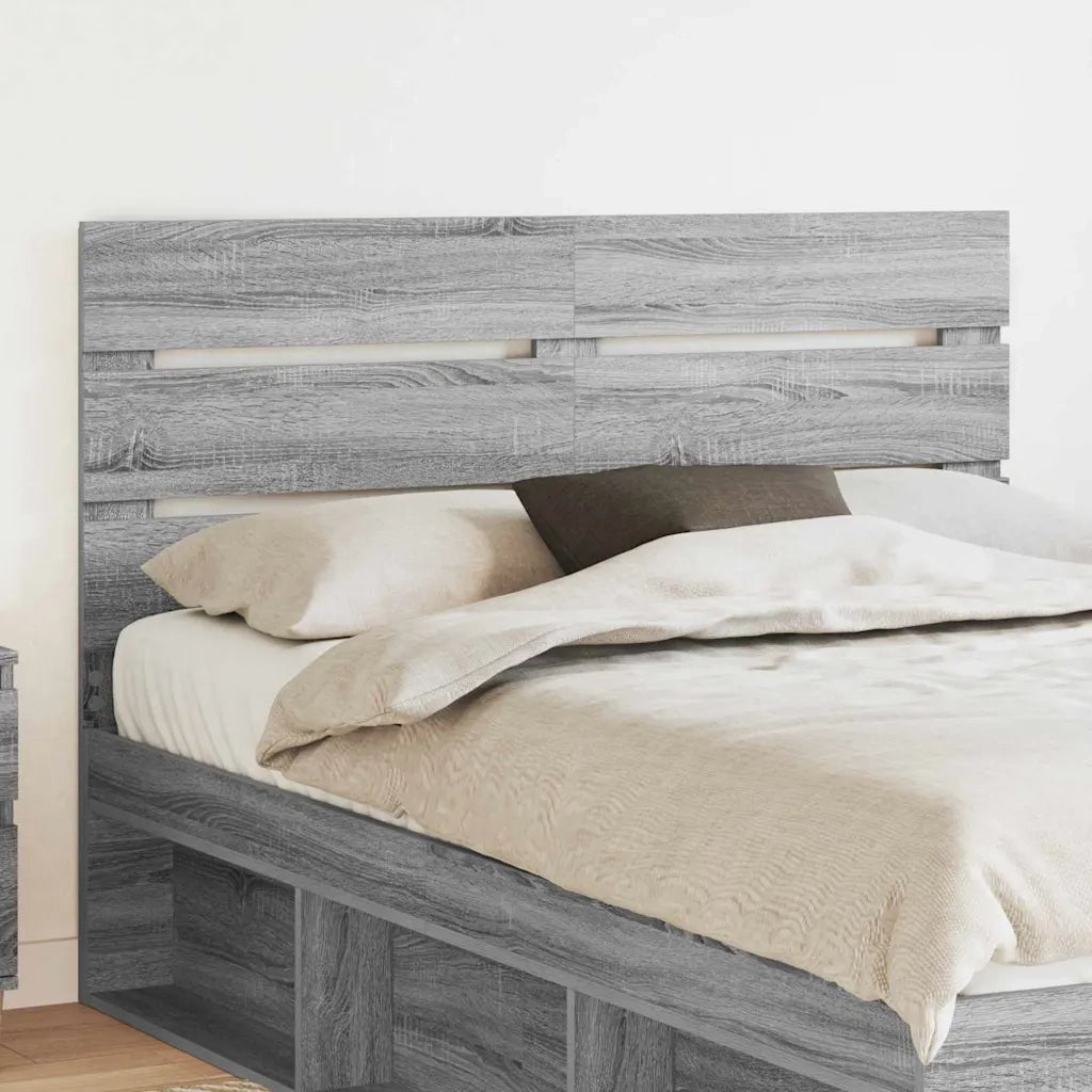 Testiera-Testata-Testiera Decorativa Grigio Sonoma 140 cm Legno multistrato 113005