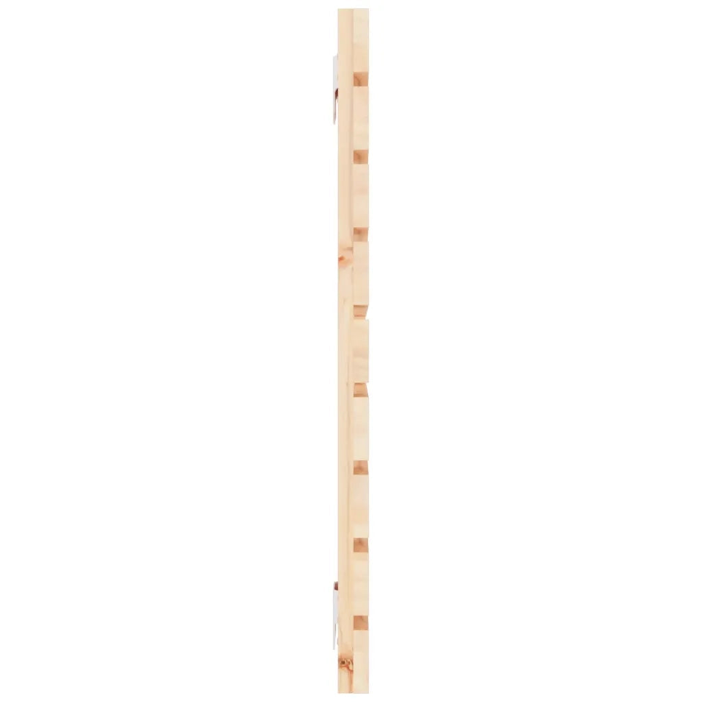 Testiera da Parete 126x3x63 cm in Legno Massello di Pino 824728