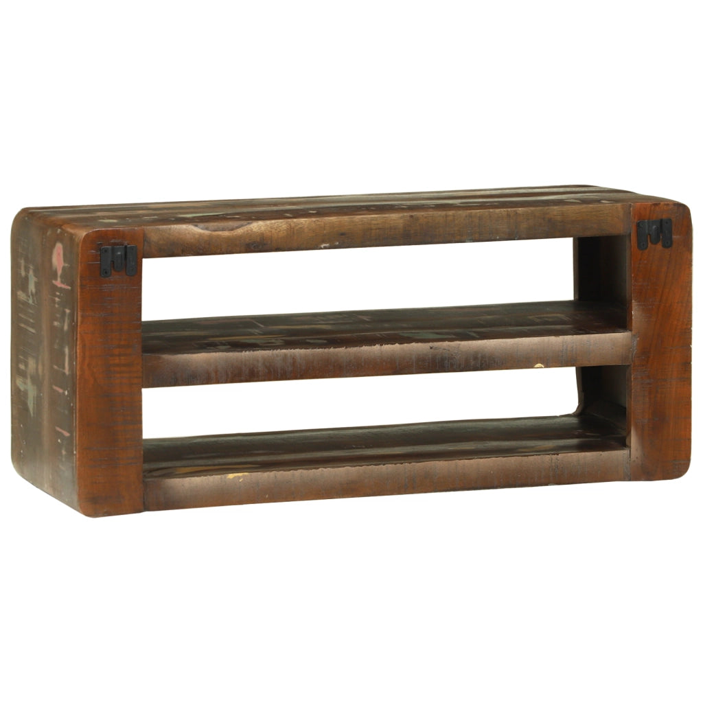 Mobile TV 80x32x36 cm in legno massello riciclato