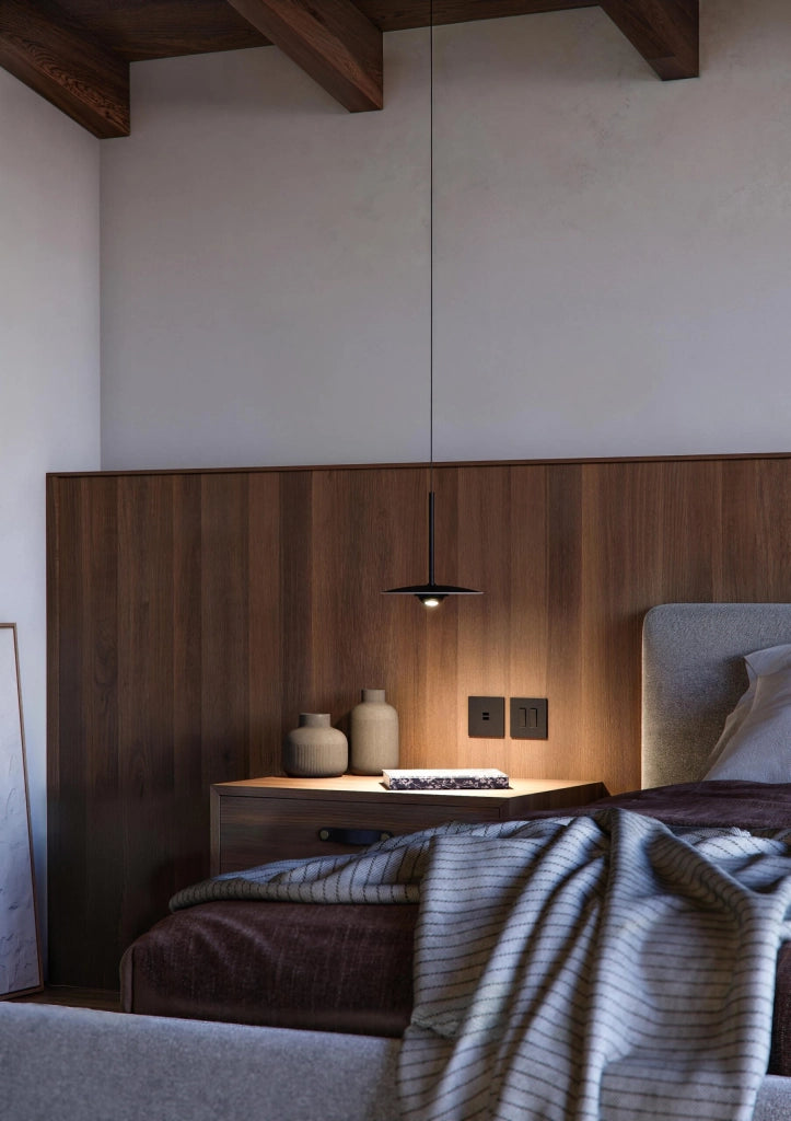 Lampada a Sospensione MINI HAT RECESSED 8 70º 2700K Bianco Opaco - Faretto a incasso a soffitto a LED di alta qualità - Beneito & Faure