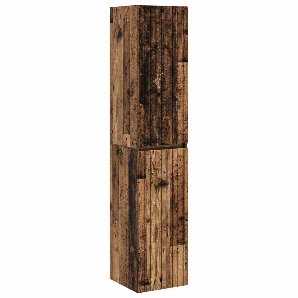 Set di Armadi da Bagno 5 pcs Legno antico 43 x 16 x 62,5 cm 3407349