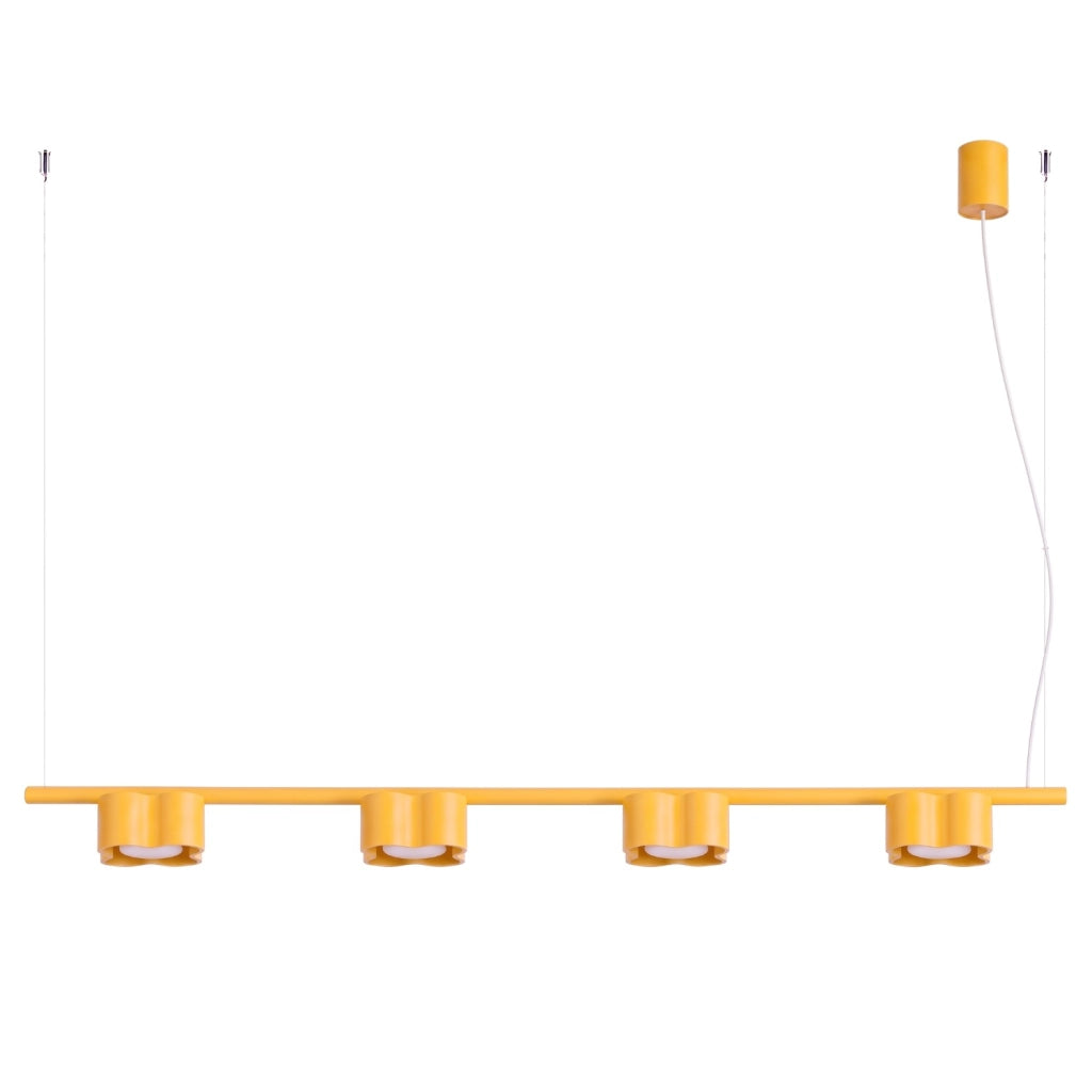 Lampadario OVIO 4 giallo Gx53