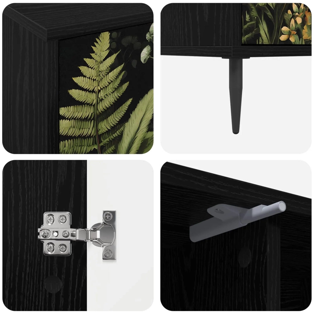 Mobile TV RHENEN 102 x 33 x 51 cm Rovere Nero 8007049