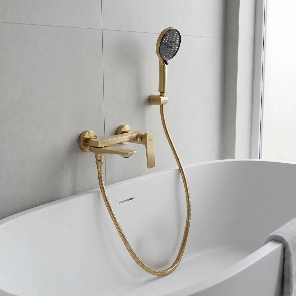 Rubinetto Da Vasca Premium Rea Prime Gold Brush