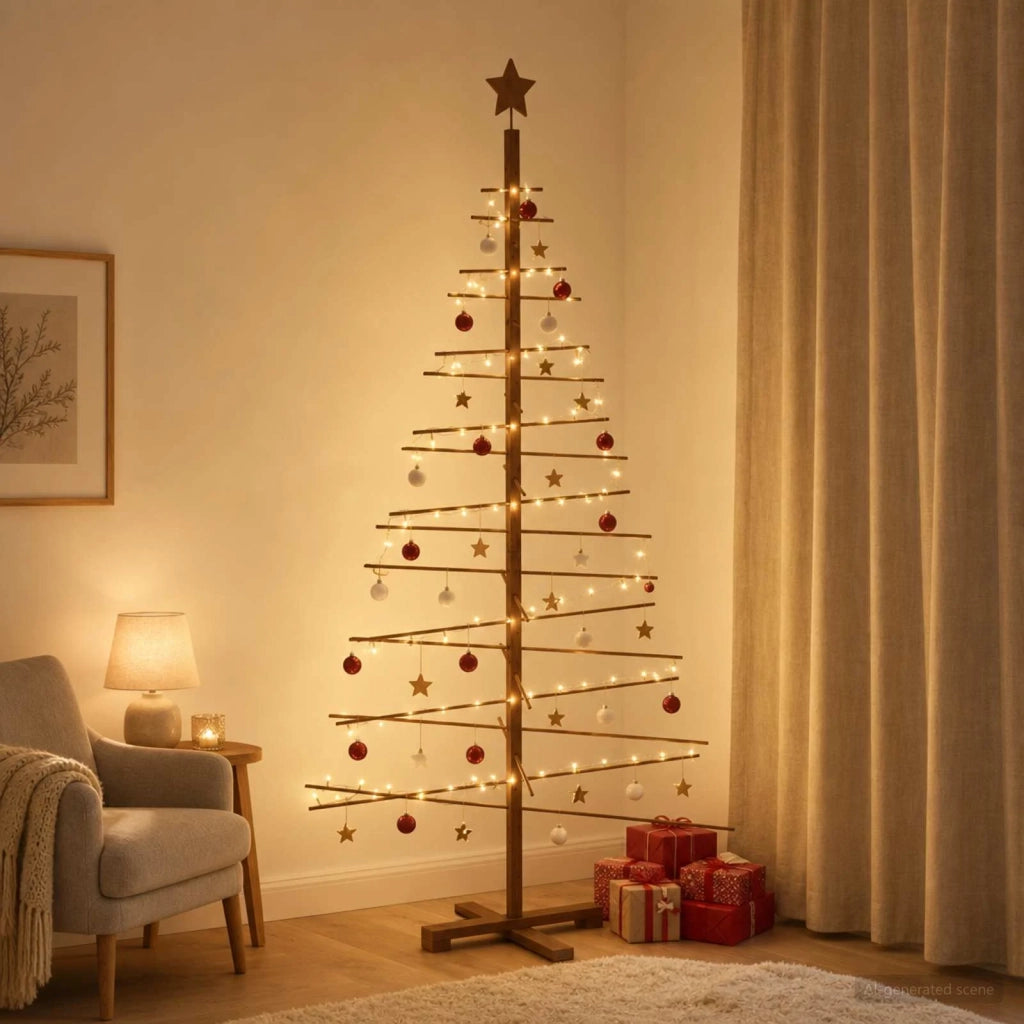 Albero di Natale in legno KOTKA 180 cm 42060349
