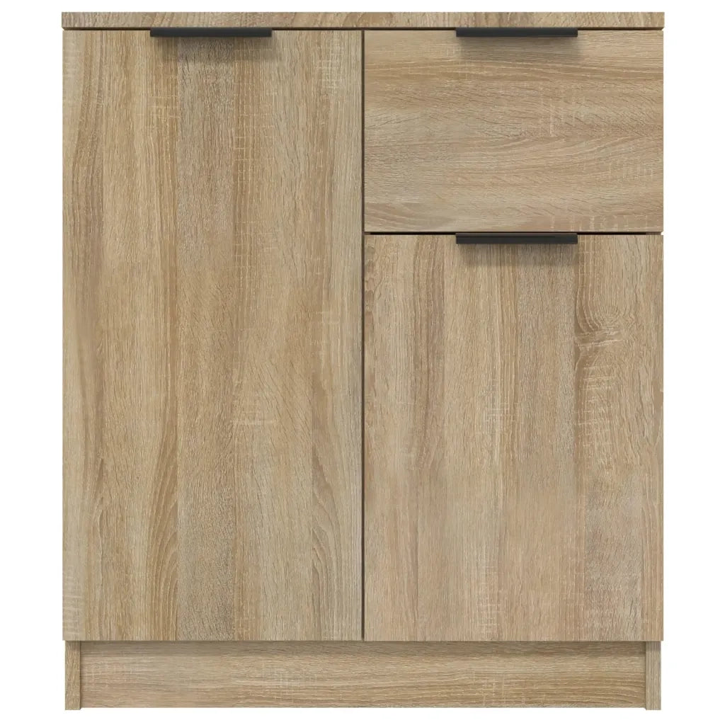 Credenze 2 pz Rovere Sonoma 60x30x70 cm in Legno Multistrato
