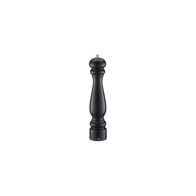 Zassenhaus 20526 Potsdam Macinapepe in Legno di Faggio con Meccanismo in Ceramica Made in Germany Altezza 30 cm colore Nero opaco