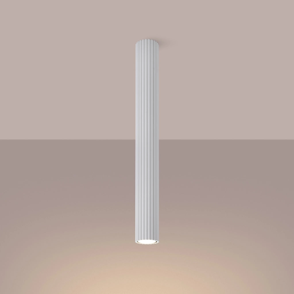 Lampada da soffitto KARBON 60 bianco