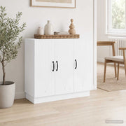 Credenza Bianco 89 x 34,5 x 77 cm Legno ingegnerizzato 895335