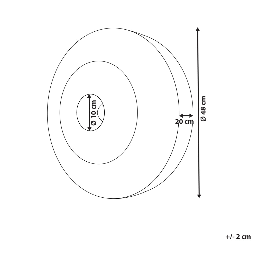 Lampada da parete con base in metallo in  ealizzata in paglia naturale stile boho