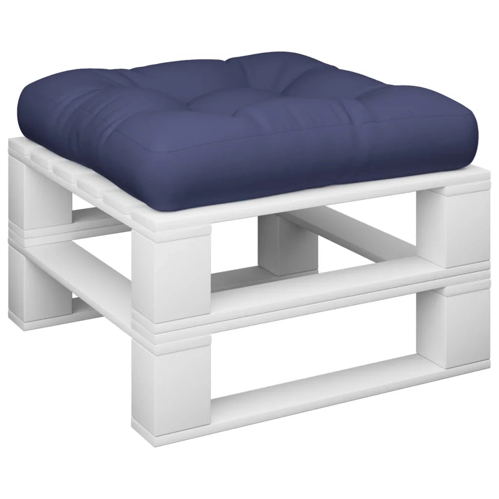 Cuscino per pallet | Cuscini per sedie Blu Marino 58x58x10 cm in Tessuto Oxford