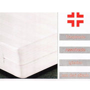 Trade Shop - Coprimaterasso Fodera Materasso Sanitario Matrimoniale 2 Piazze Con Cerniera Zip -