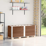Paretali per Pallet 3pz Marroni 150x50cm Legno Massello di Pino 3295381