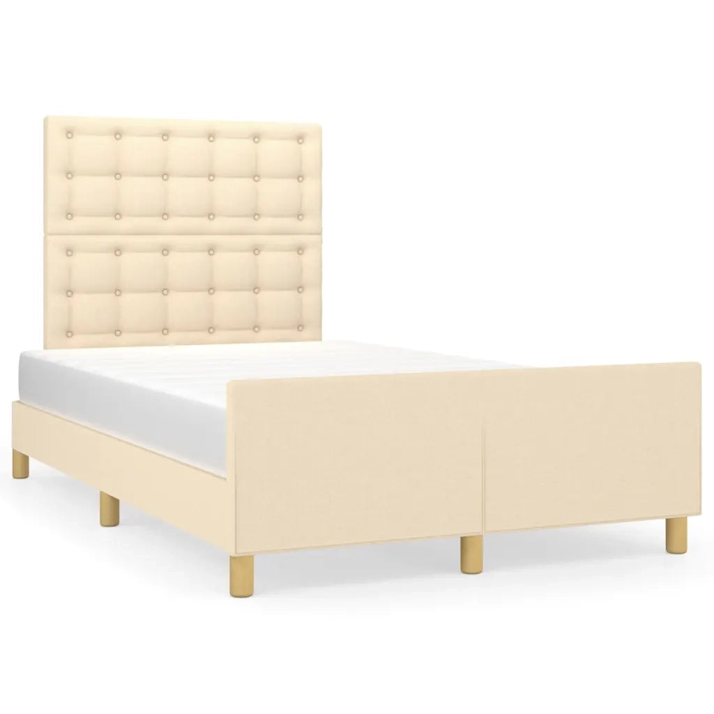 Giroletto senza Materasso Crema 120x190cm in Tessuto 3270546