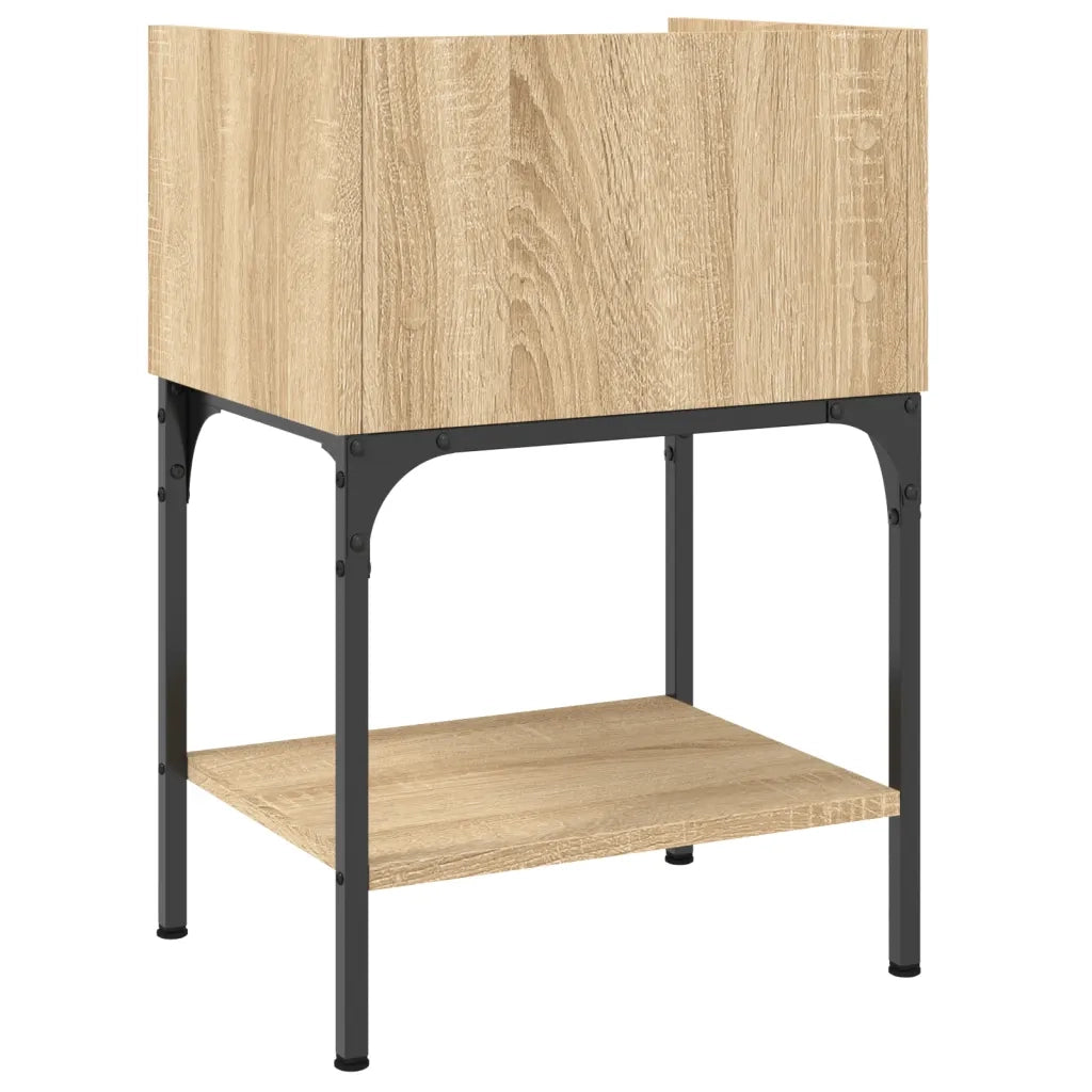 vidaXL Comodino Rovere Sonoma 40,5x31x60 cm in Legno Multistrato