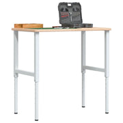 Banco da Lavoro 100x60x(71,5-98) cm Legno Rovere Rettangolare 3309700