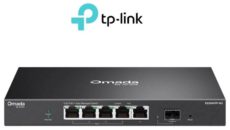 SWITCH OMADA 5-PORTGB EASY MANAGED 5XGB RJ45P DESKTOP STEEL INTEG SDN