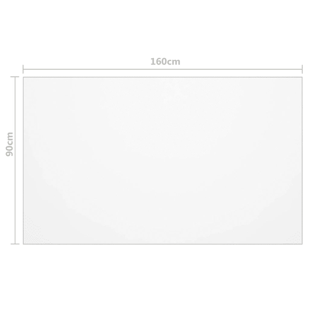 Protezione Tavolo Trasparente 160x90 cm 1,6 mm PVC 288267