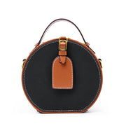 Borsa tote da donna in vera pelle metallizzata nera