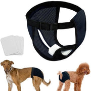 Indumento Sanitario per Cani Femmine - Grande - L - Prevenzione della Vescica - Indumento per Cani - Lavabile - Idoneo per Cani Femmine