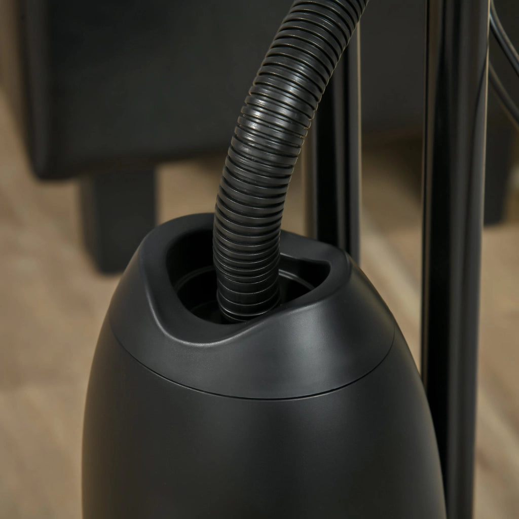 Ventilatore Nebulizzatore 90W a 4 Ruote con Serbatoio 2.8L e 4 Velocità 44,5x38,5x120 cm in Metallo PE e ABS Nero