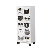 Mobile Portascarpe Kika, Scarpiera 16 Paia, 50x38x127h cm Bianco