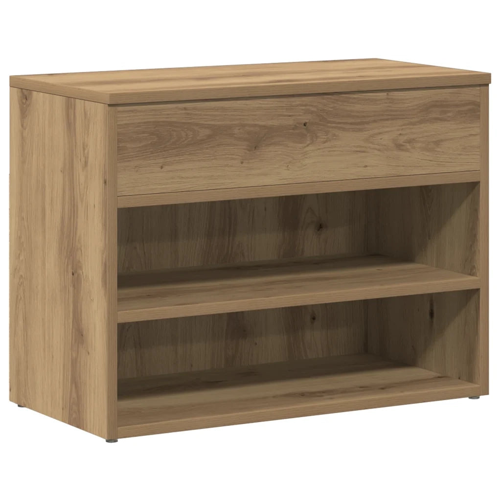 Scarpiera Rovere Artigianale 60x30x45 cm in Legno Multistrato 856755