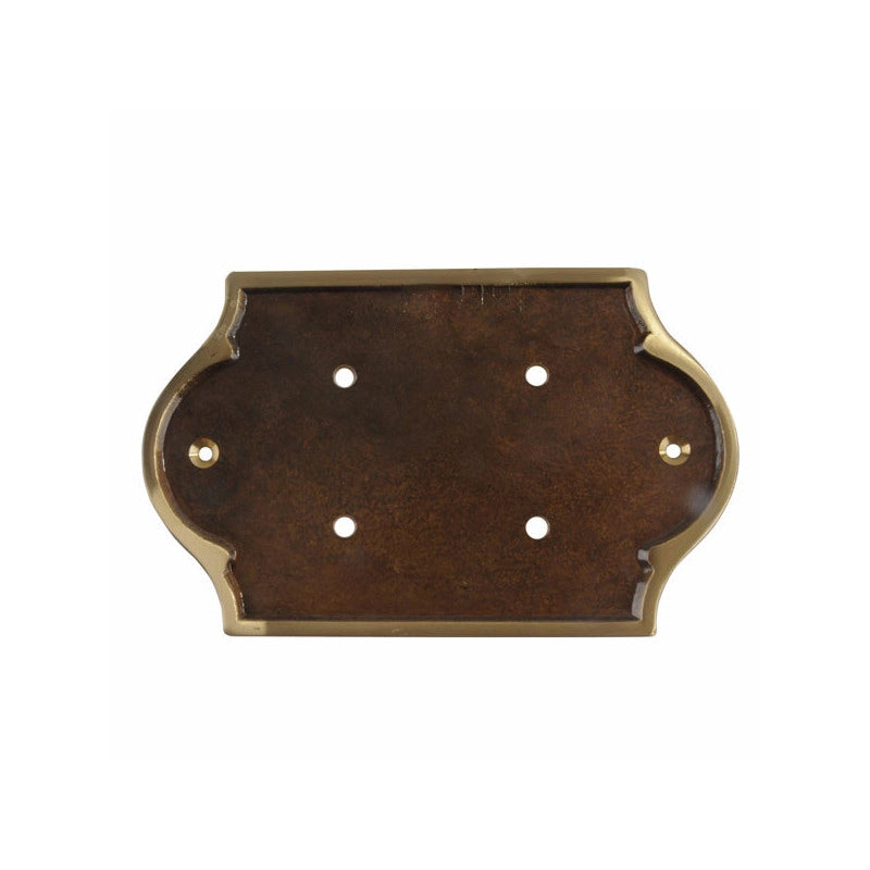 Placca Portanumeri Ottone Bonzato P2 193X120